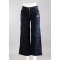 Women Black Mom Fit  Button Jeans
