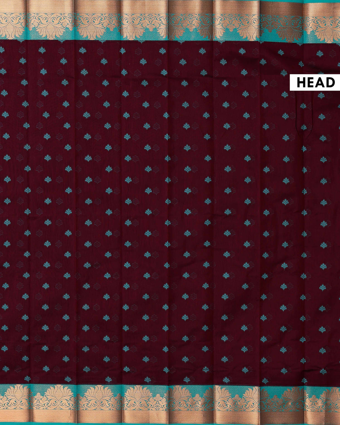 Elegant Elampillai Silk Cotton Saree with Rich Contrast Border and Butta Work  - Maroon