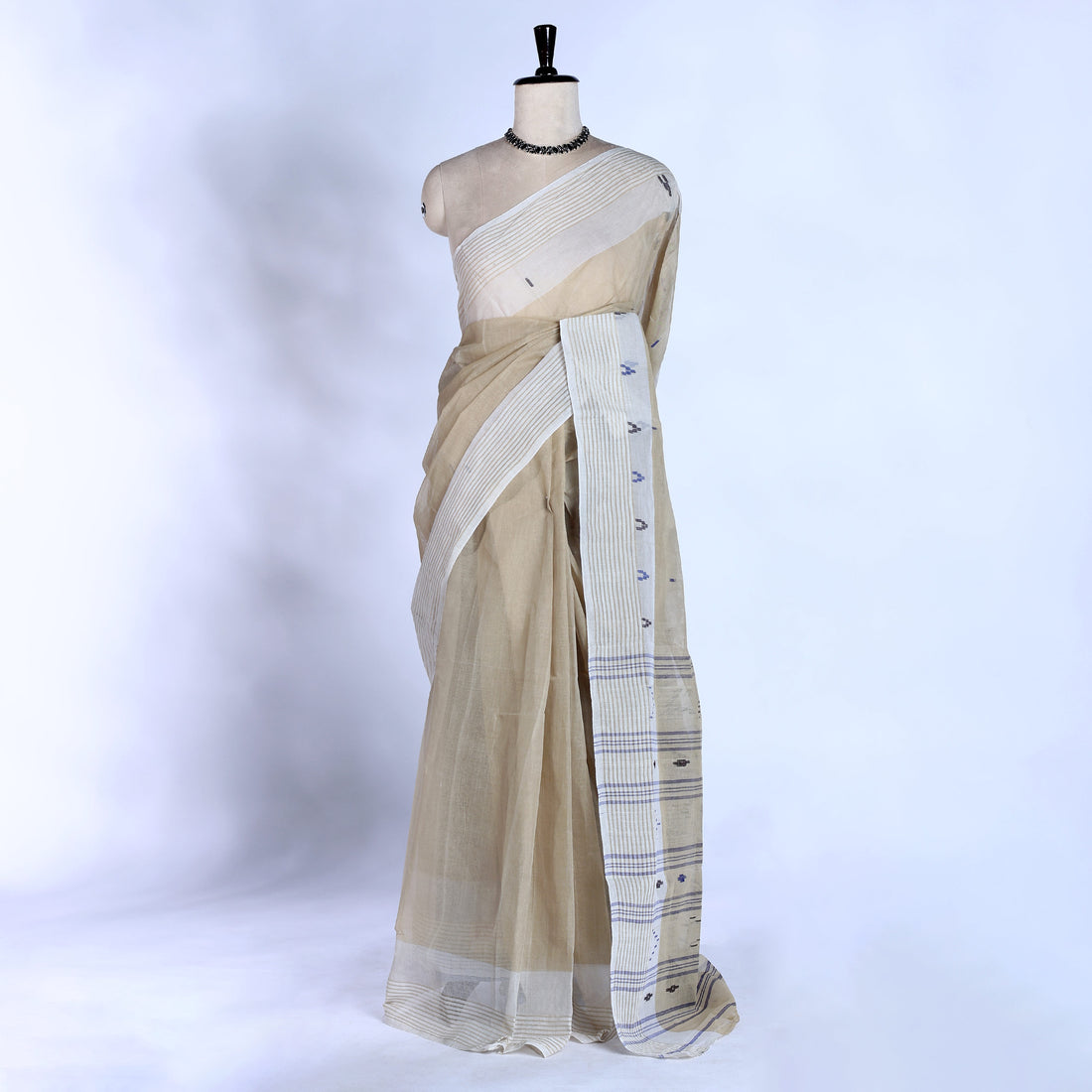 Bengal Cotton Saree For Women | Daily Office Wear Summer Collection | Jeyachandran - Full View