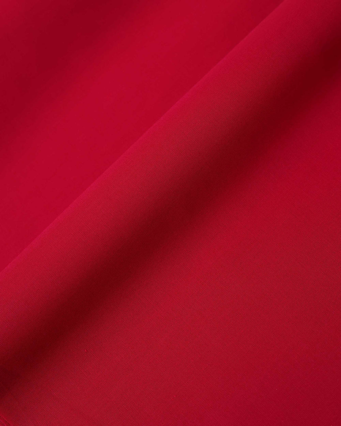 Traditional Women’s Cotton 1 Meter Blouse Material with Smooth Plain Weave - Red
