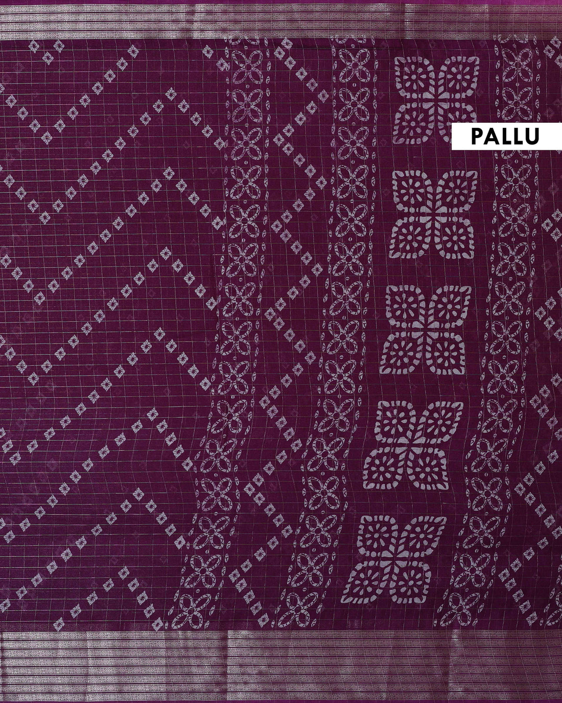 Elegant Dola Silk Saree with Bandhani Print Saree - Purple