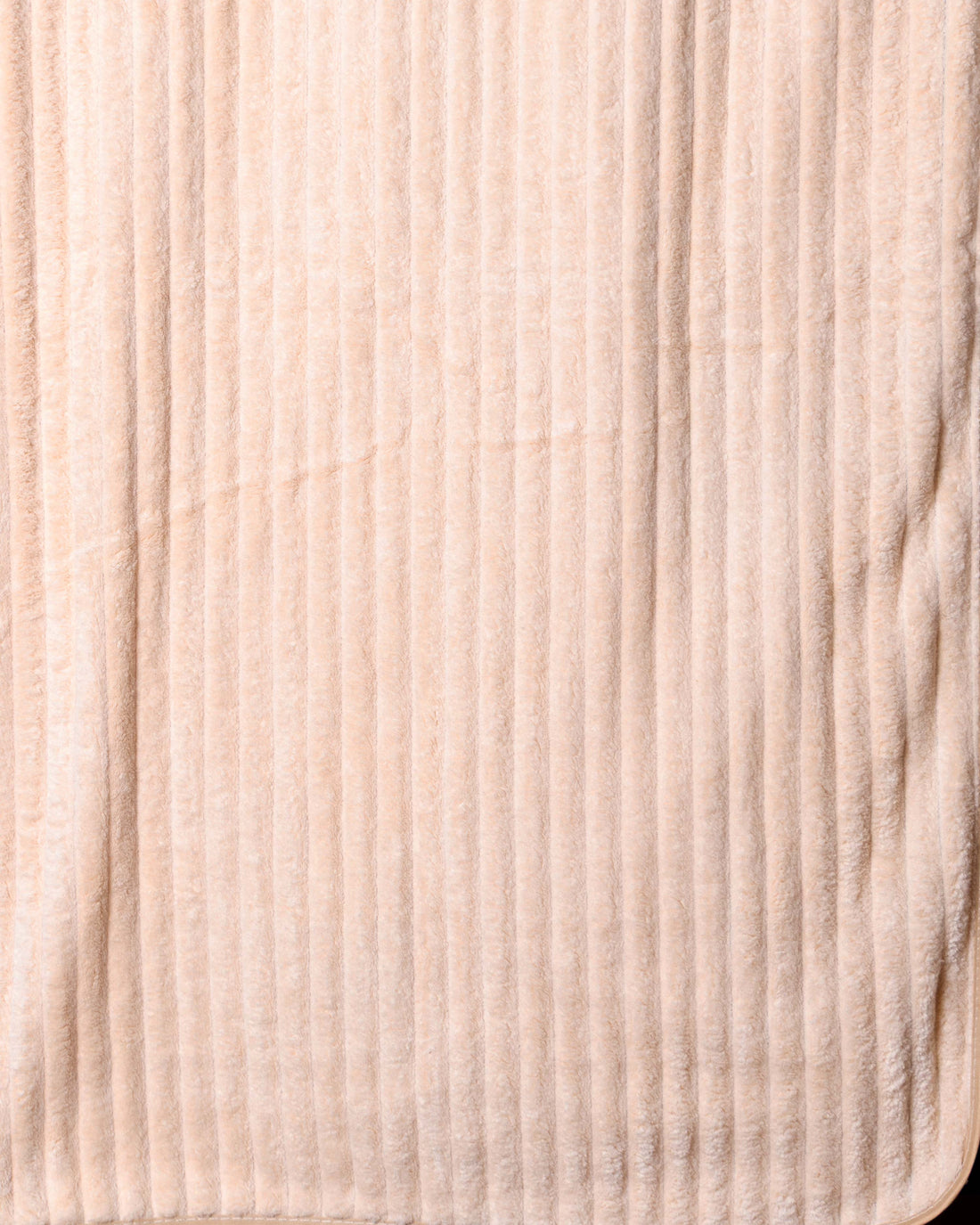 Modern Textured Corduroy-Style Towel - Cream