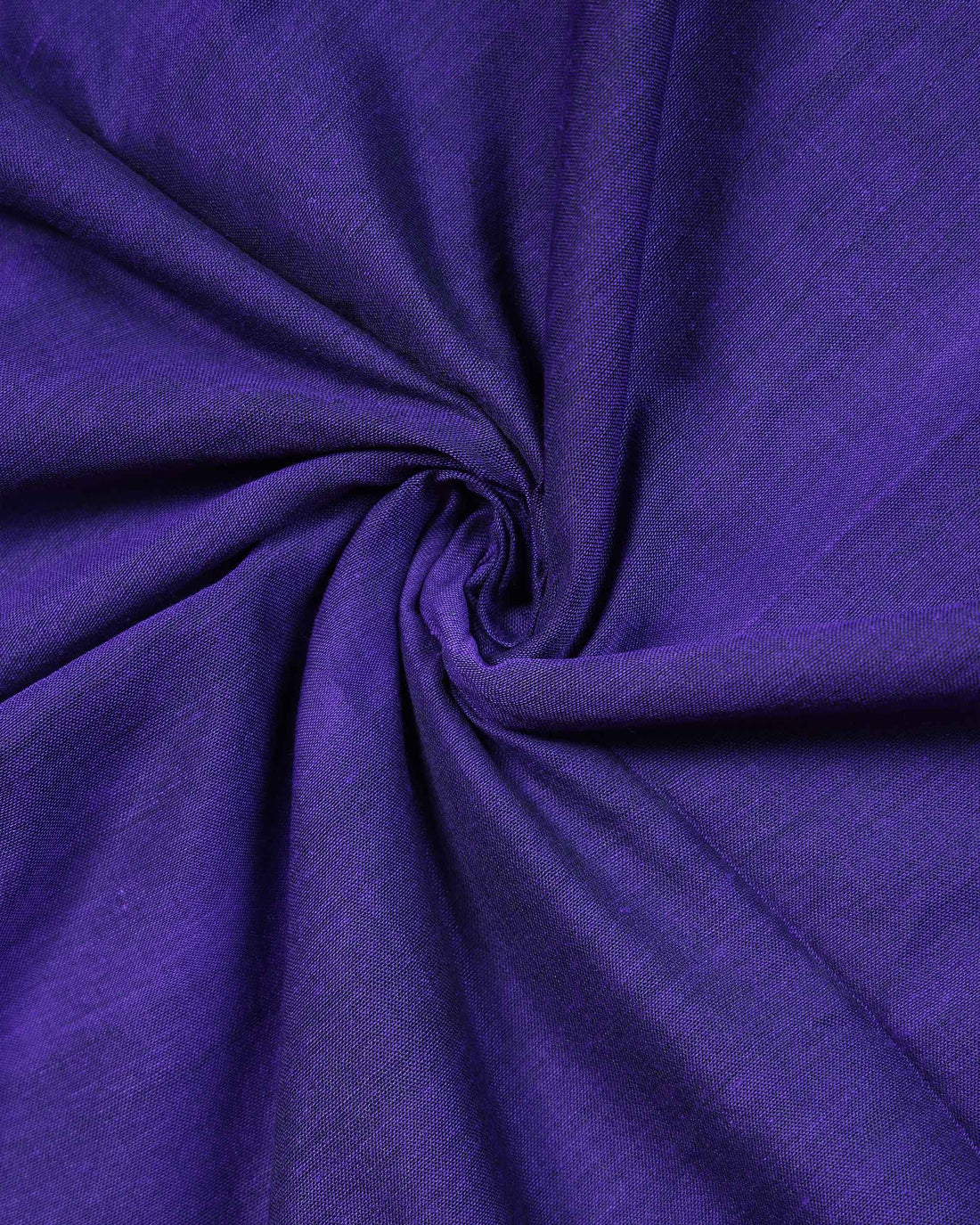 Handloom Khadi Cotton Saree with Woven Border and Contrast Printed Blouse Piece - Violet