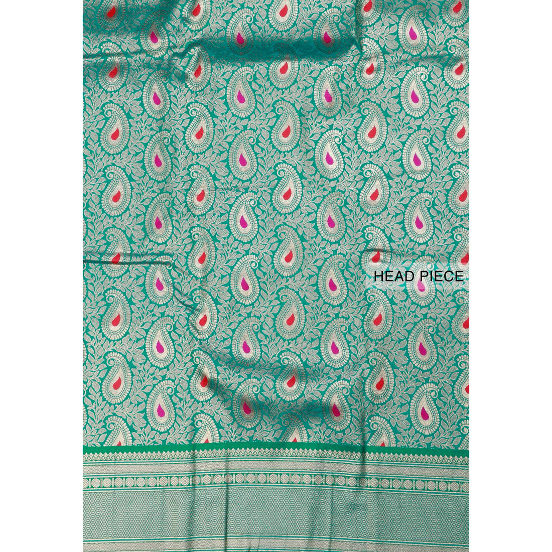 Green Colour Banarasi Silk Saree with Peacock Design Pallu