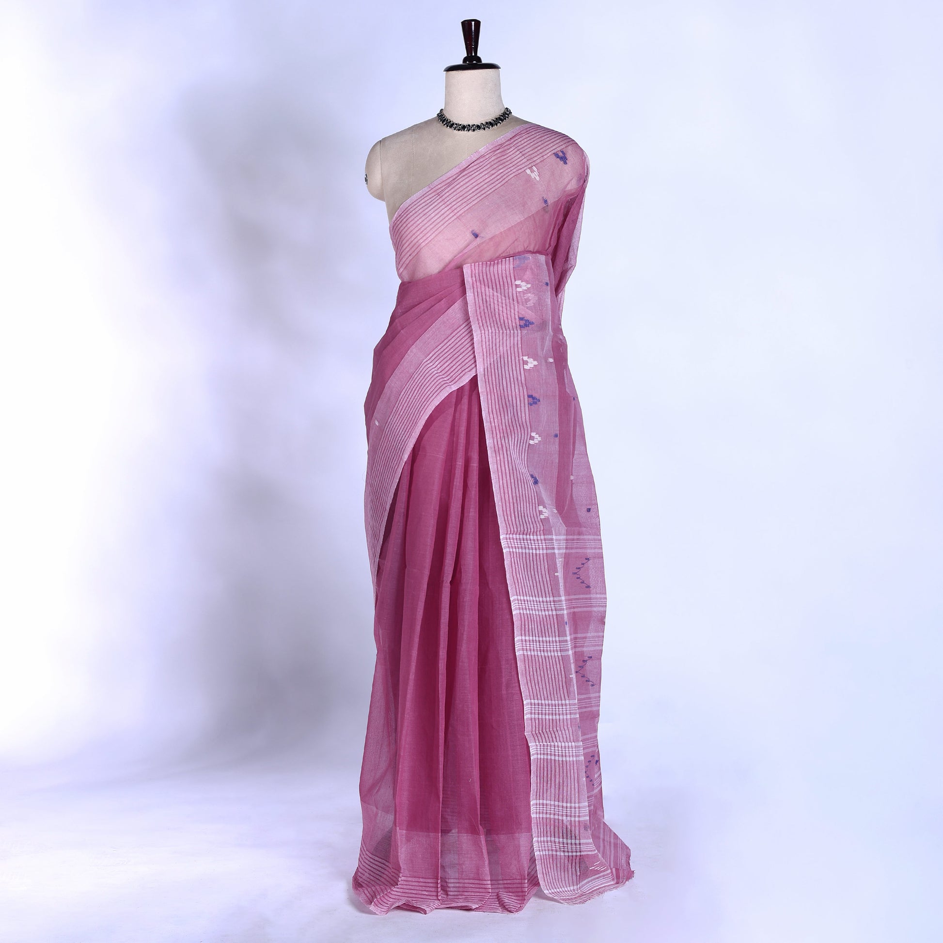 Bengal Cotton Saree For Women | Daily Office Wear Summer Collection | Jeyachandran - Full View