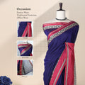 Mangalagiri Cotton Saree With  Red Zari Border Designer Pallu And Running Blouse Piece For Festive And Office Wear