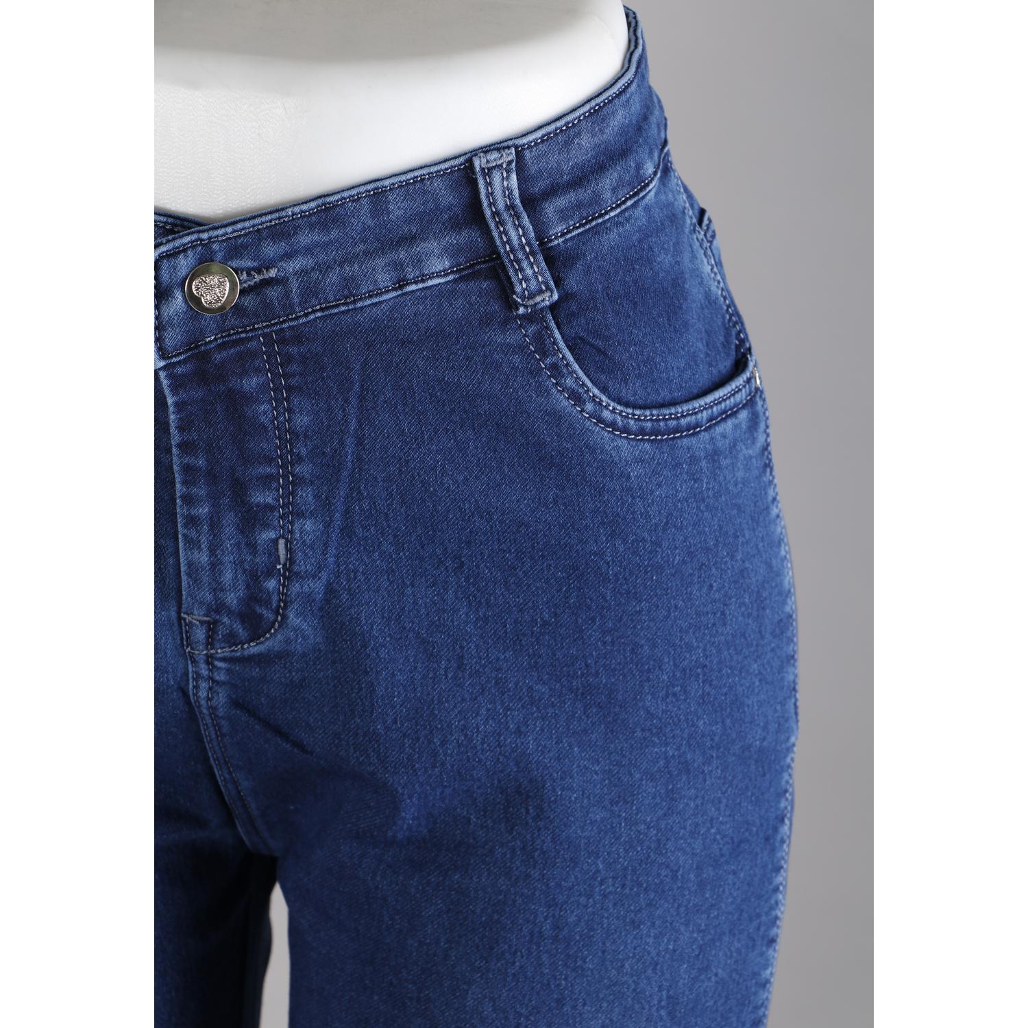 Buy Women Blue Mom Fit Jeans
