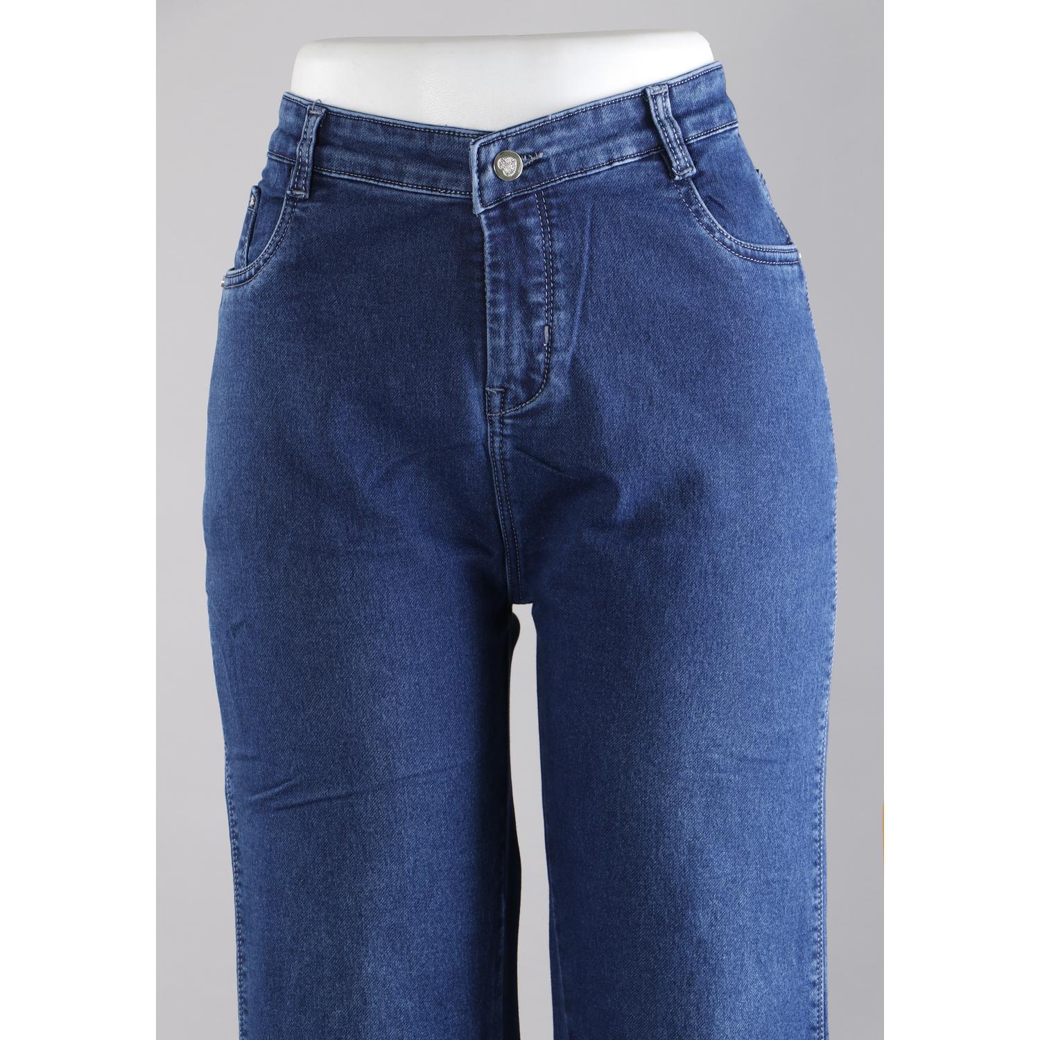 Shop Women Blue Mom Fit Jeans Online