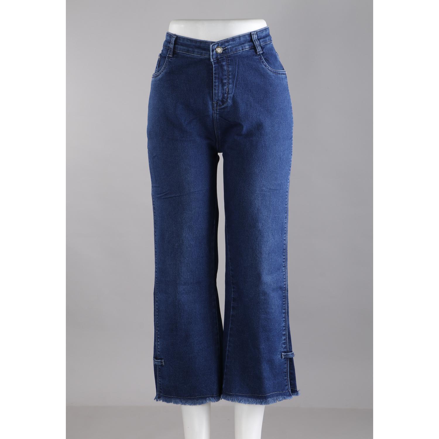 Women Blue Mom Fit Jeans
