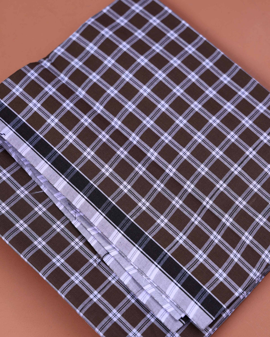 Nandu Brand Men's Premium Cotton Checked 2.20 Meter Stitched Lungi - Multi