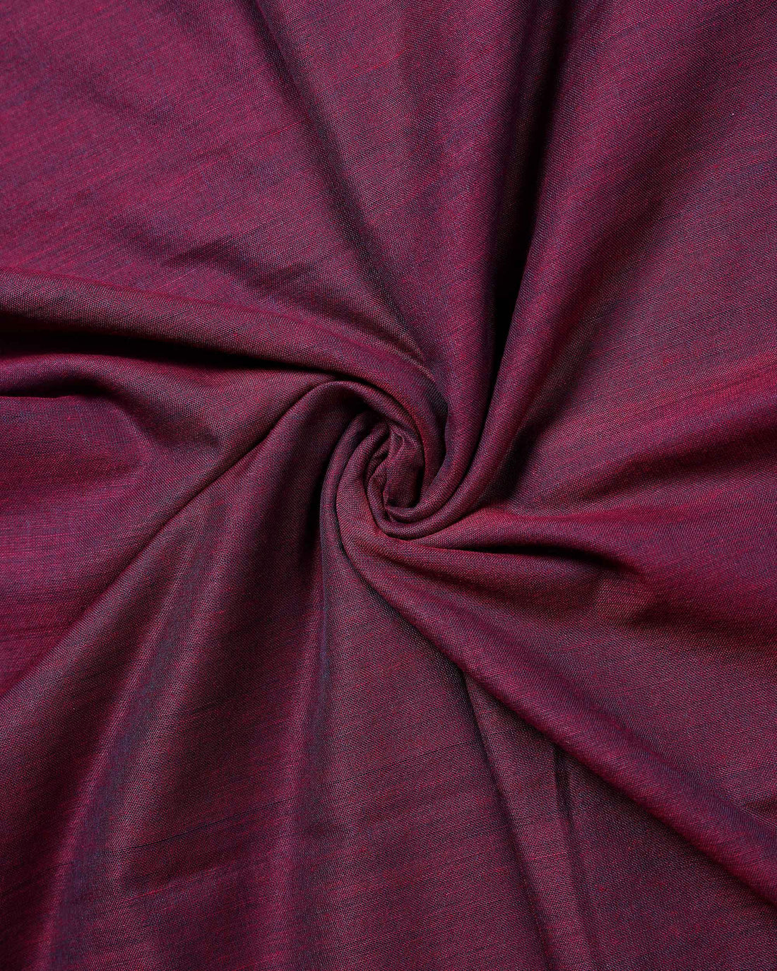 Handloom Khadi Cotton Saree with Woven Border and Contrast Printed Blouse Piece - Maroon