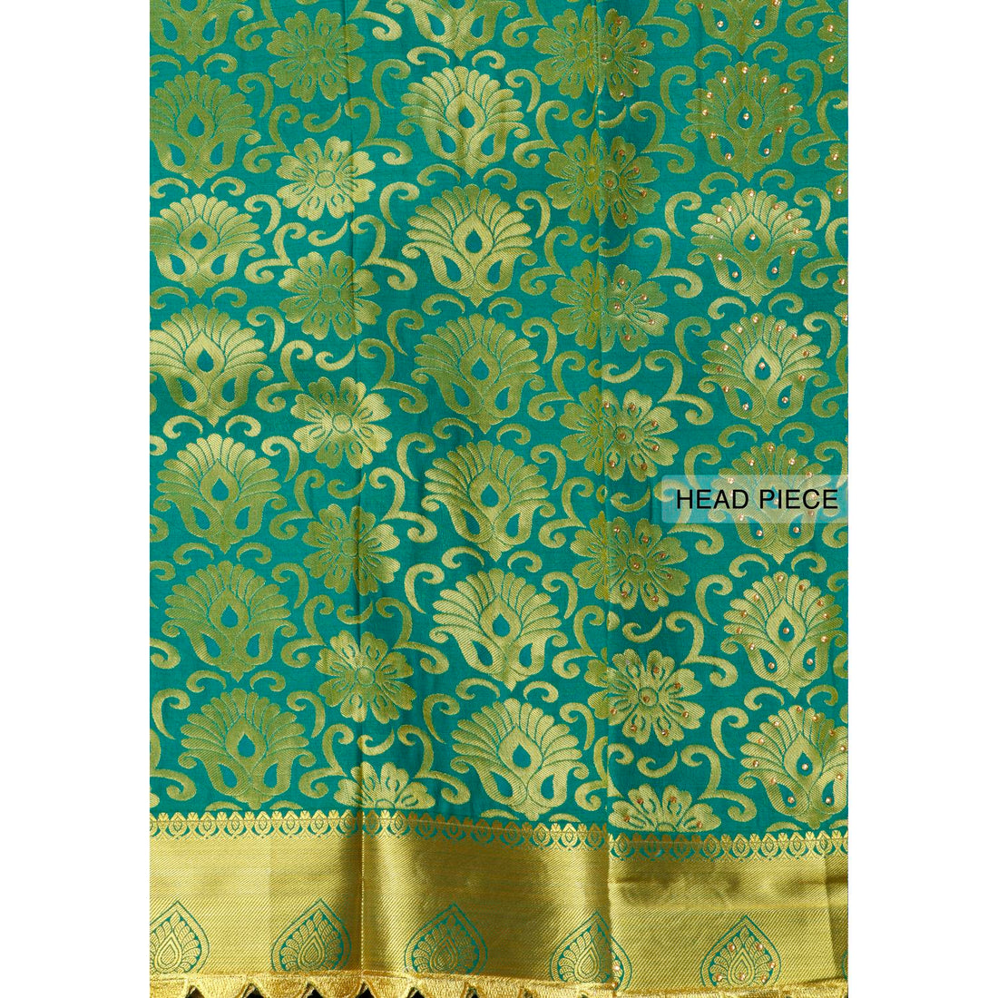 Green Colour Aparna Saree with Stone Work