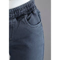 Buy Women Grey Mom Fit Cargo Jeans
