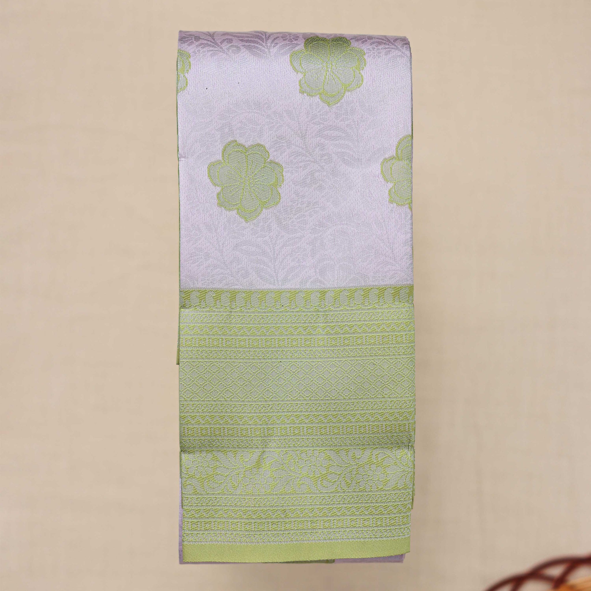 Lavender Colour Premium Silk Saree