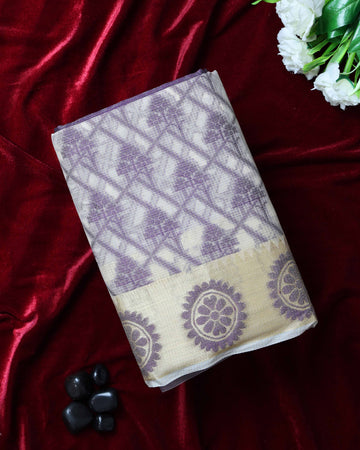 Elegance in Woven Design Semi Silk Saree  - Multi