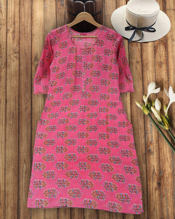 Pink Colour Top & Palazzo Set
