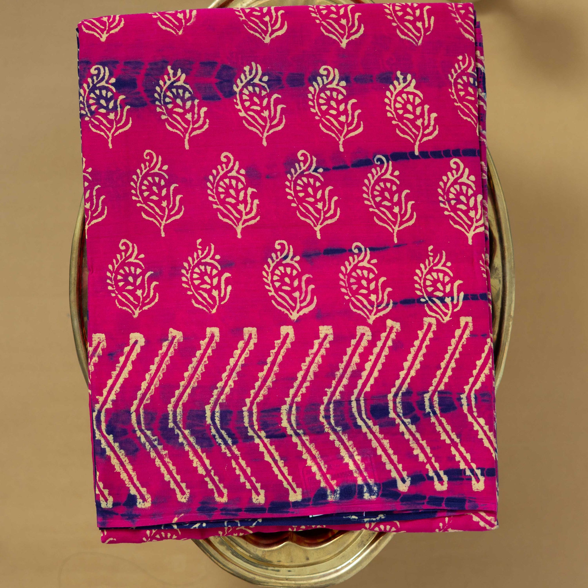 Dark Pink Colour Mul Mul Cotton Saree