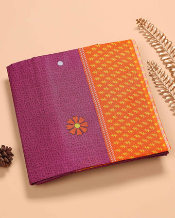 Graceful Voile Saree in Lightweight Finish - Pink