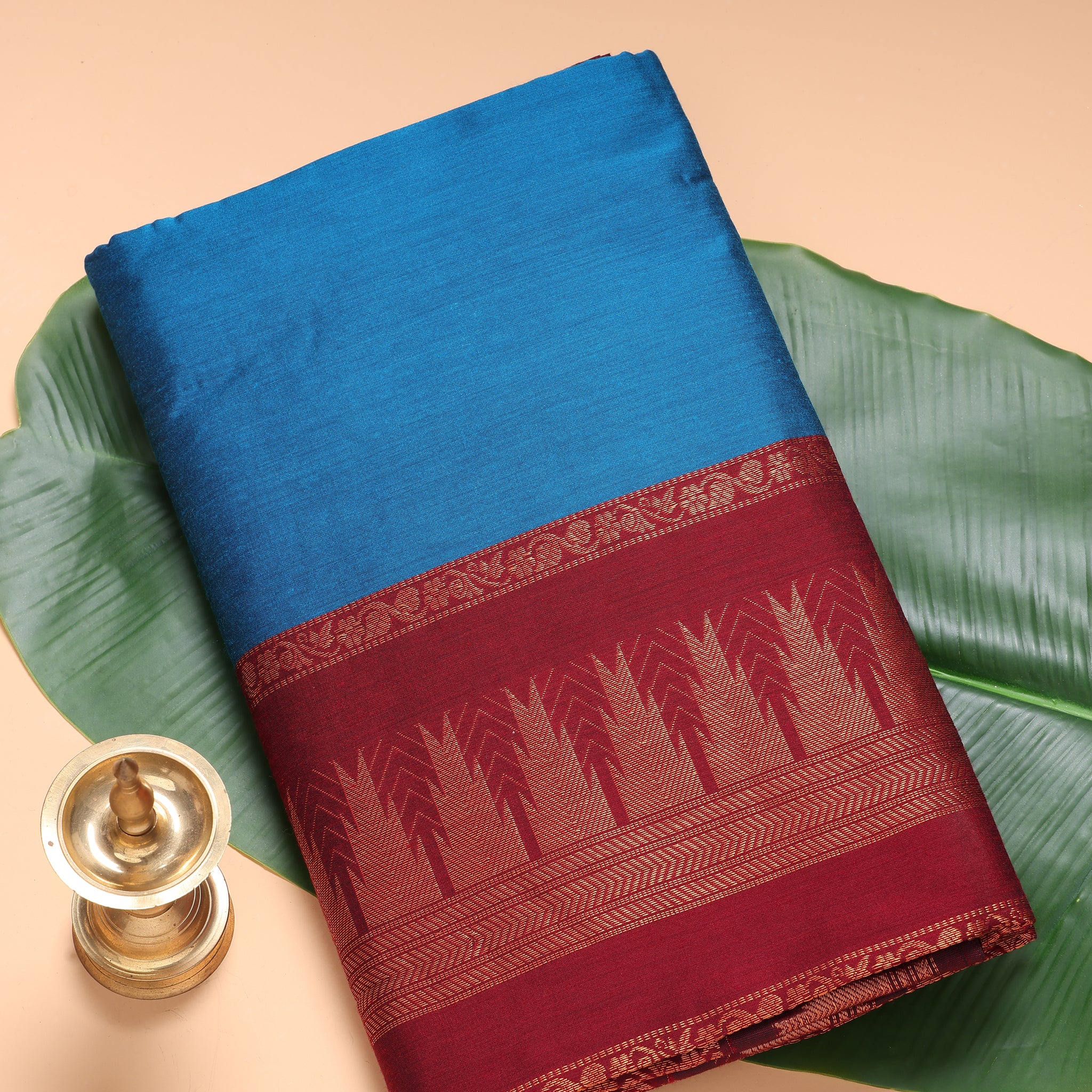 Royal Blue Color Kalyani Cotton Saree