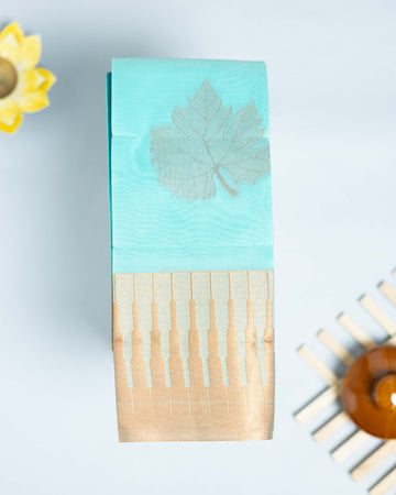 Aqua Color Elampillai Silk Cotton Sarees
