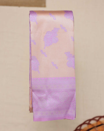 Peach Colour Premium Silk Saree