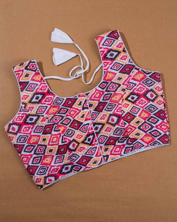 Multi Colour Readymade Blouse