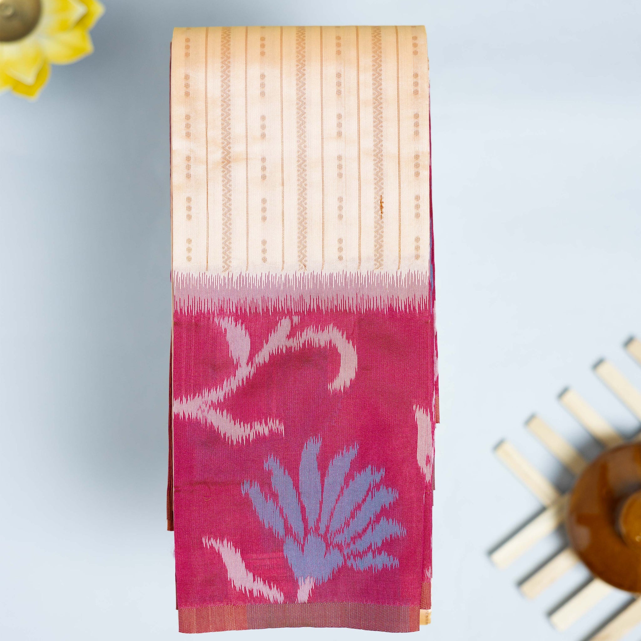 Sandal Color Elampillai Silk Cotton Sarees