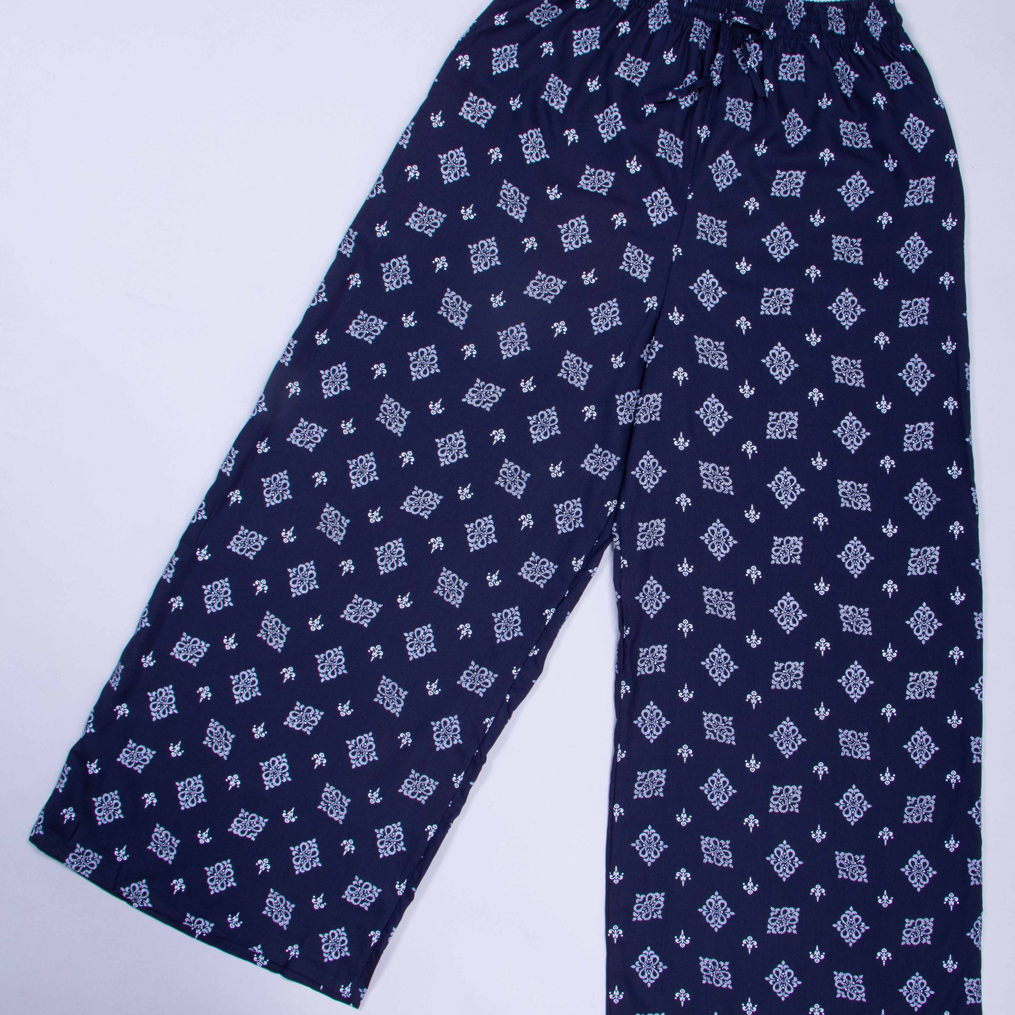 Navy Blue Colour Womens Palazzo