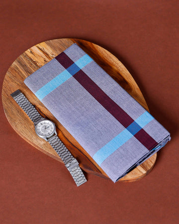 Sangu Brand Men's Premium Cotton Stripes Lungi Stitched - Multi