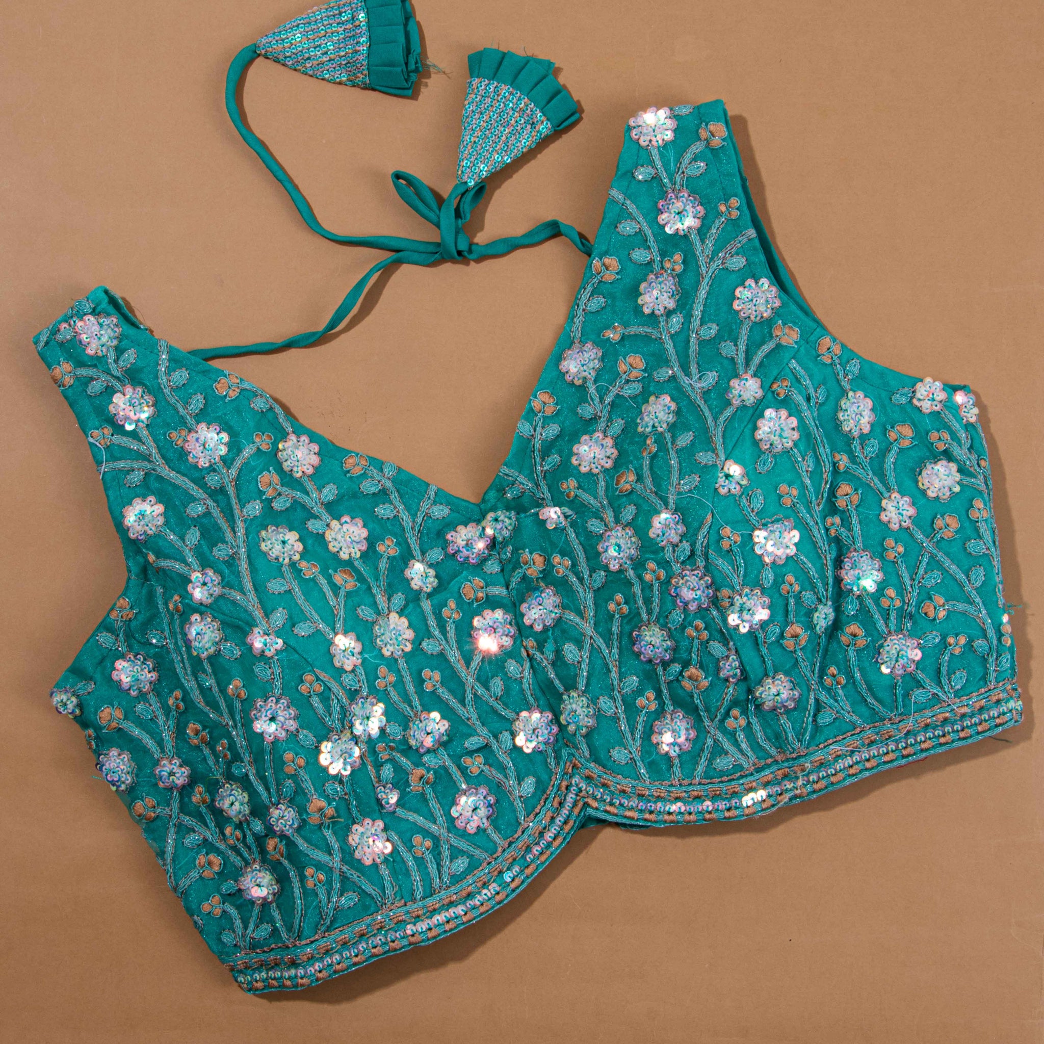 Green Colour Readymade Blouse