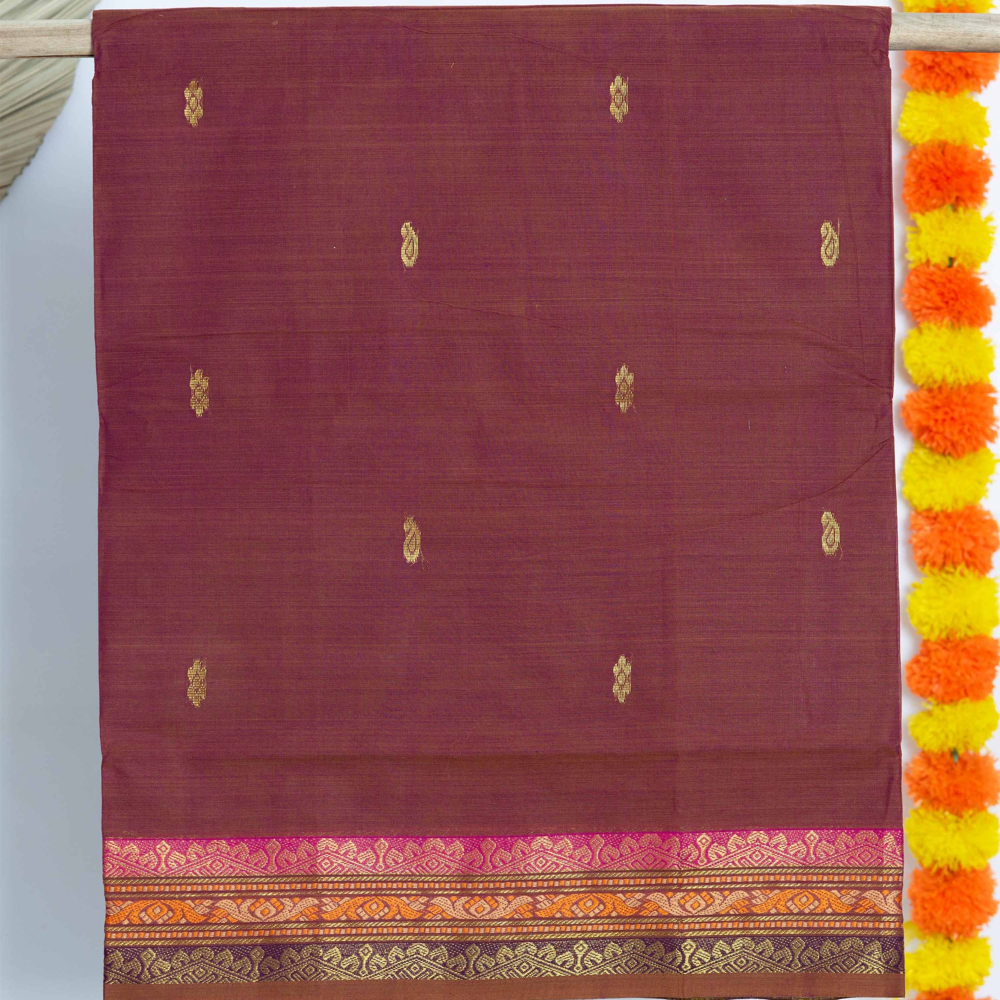 Double Shade Colour Venkatagiri Cotton Saree