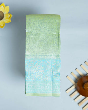 Green Color Elampillai Silk Cotton Sarees