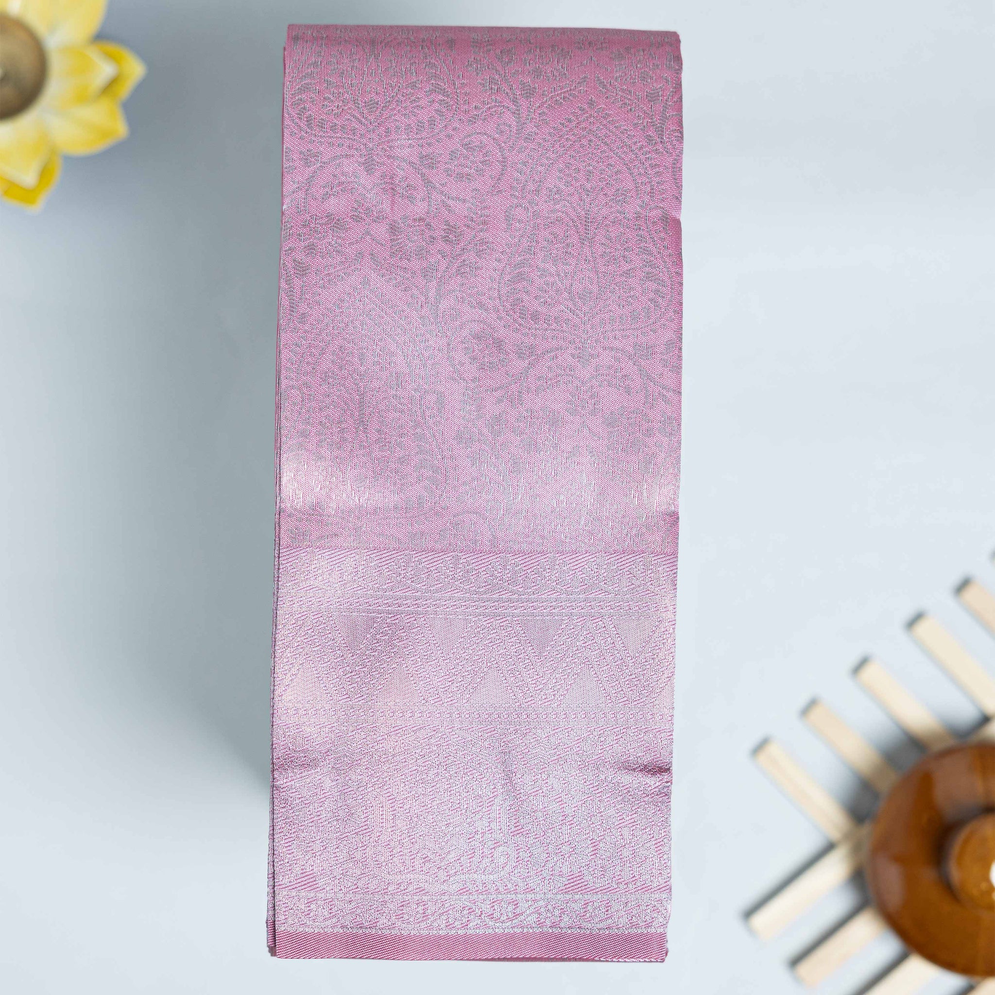 Pink Color Elampillai Silk Cotton Sarees