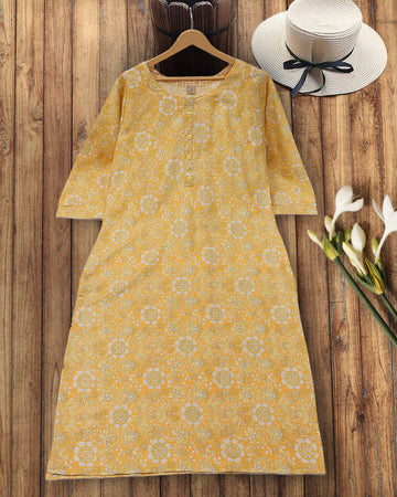 Yellow Colour Readymade Salwar Set