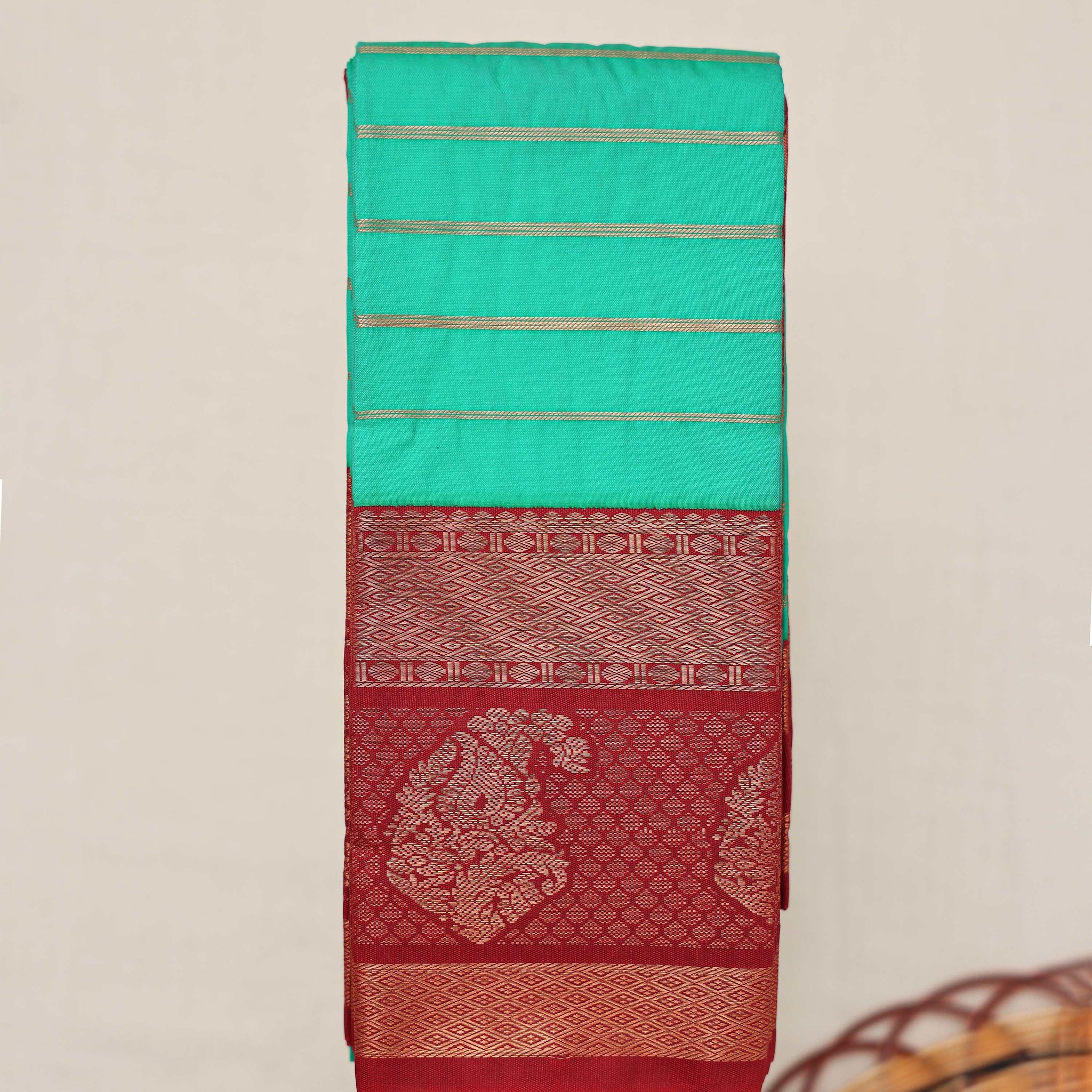 Green Colour Premium Silk Saree