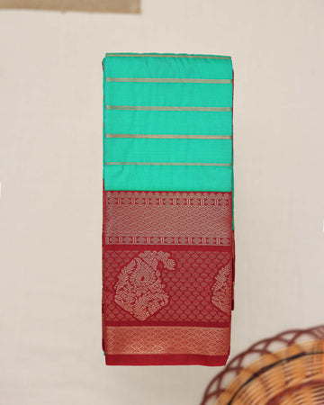 Green Colour Premium Silk Saree