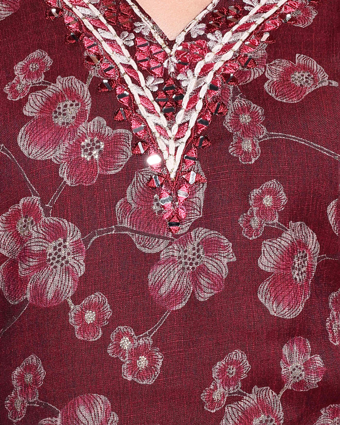Purple Colour Top & Palazzo Set