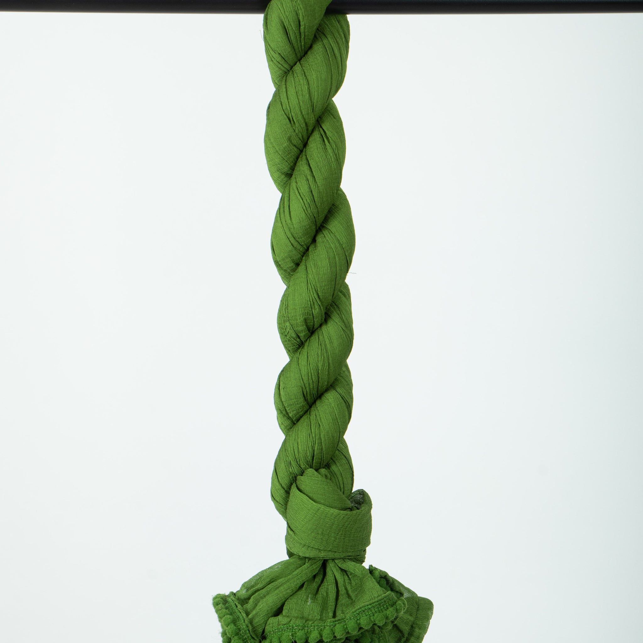 Green Colour Solid Stole