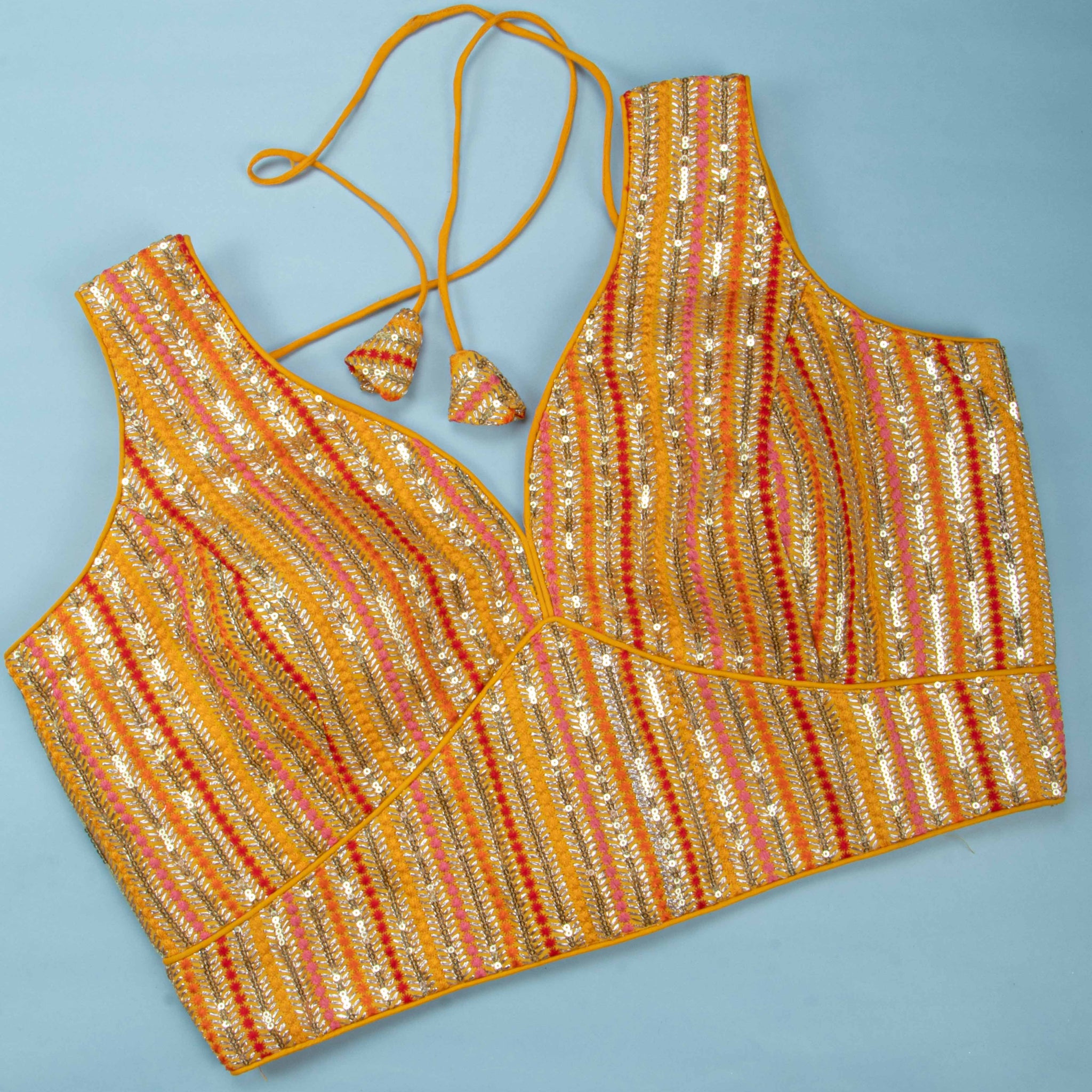 Yellow Colour Readymade Blouse