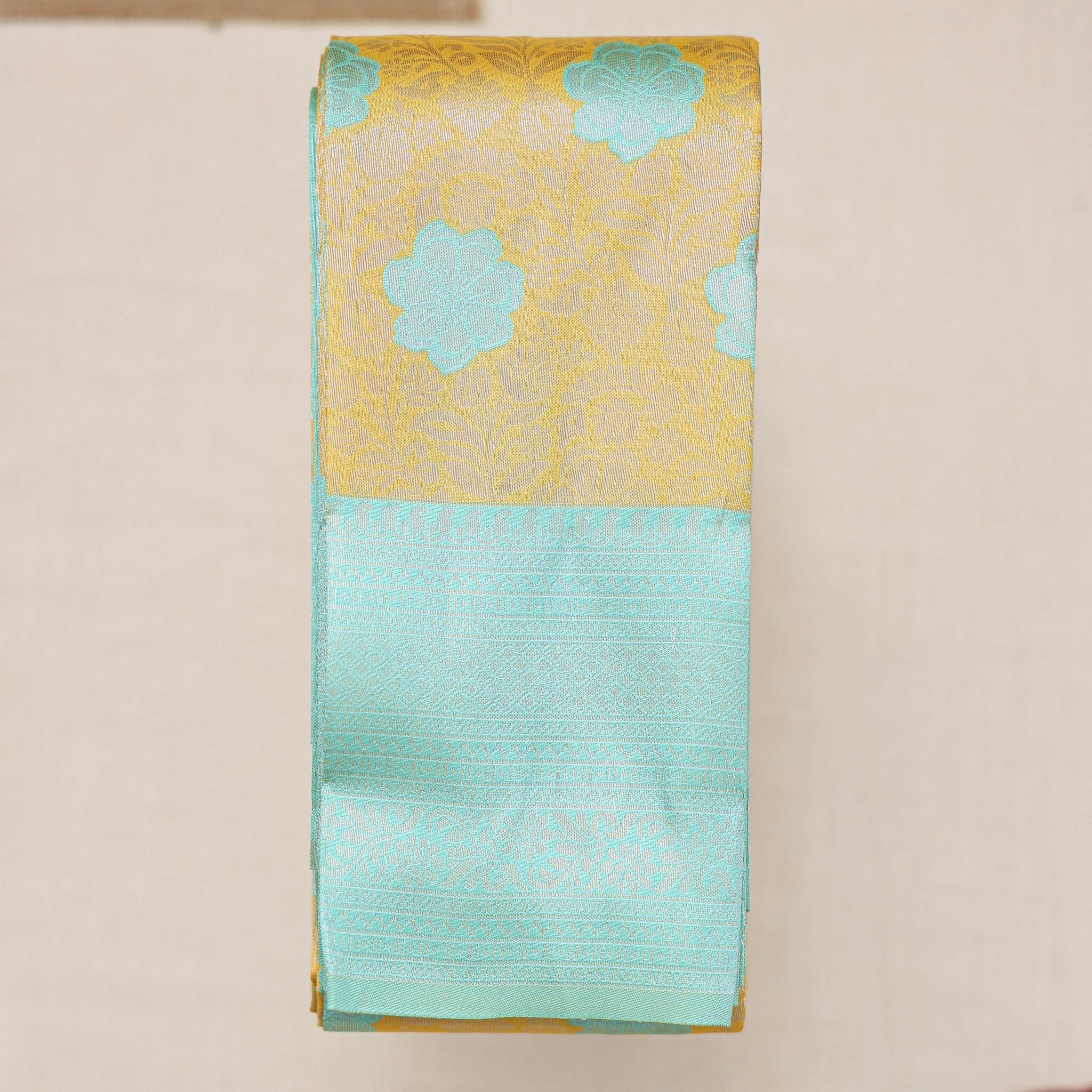 Yellow Colour Premium Silk Saree