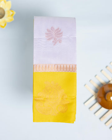 Lavender Color Elampillai Silk Cotton Sarees