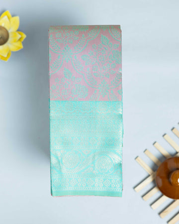 Pink Color Elampillai Silk Cotton Sarees