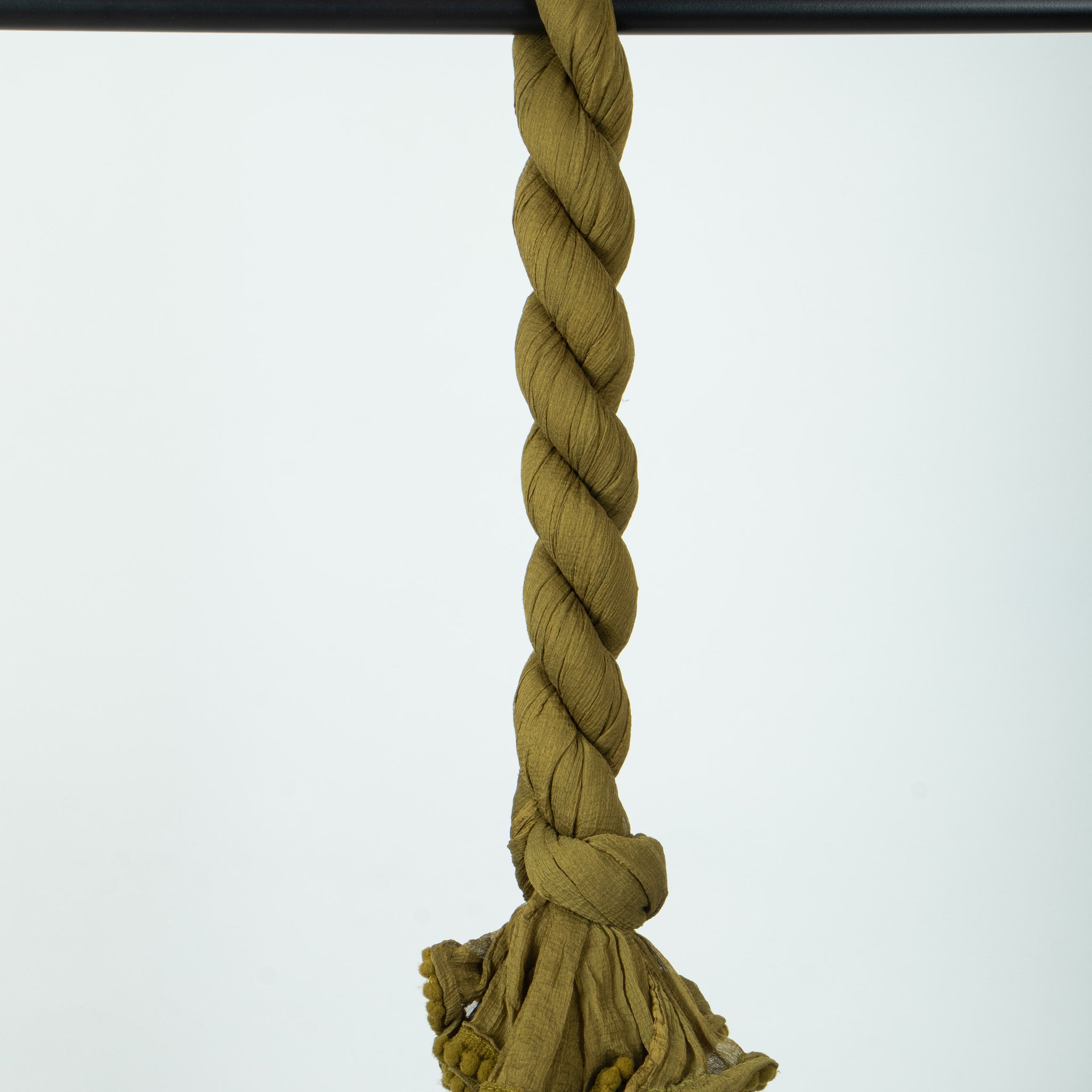 Green Colour Solid Stole