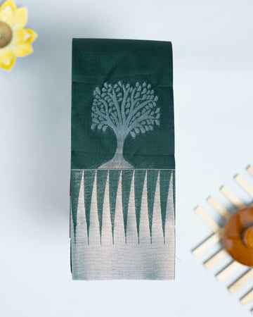 Green Color Elampillai Silk Cotton Sarees