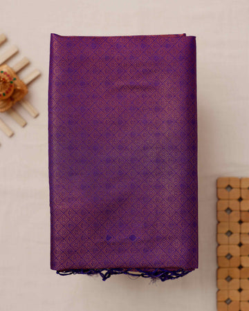 Purple Colour Soft Silk Saree