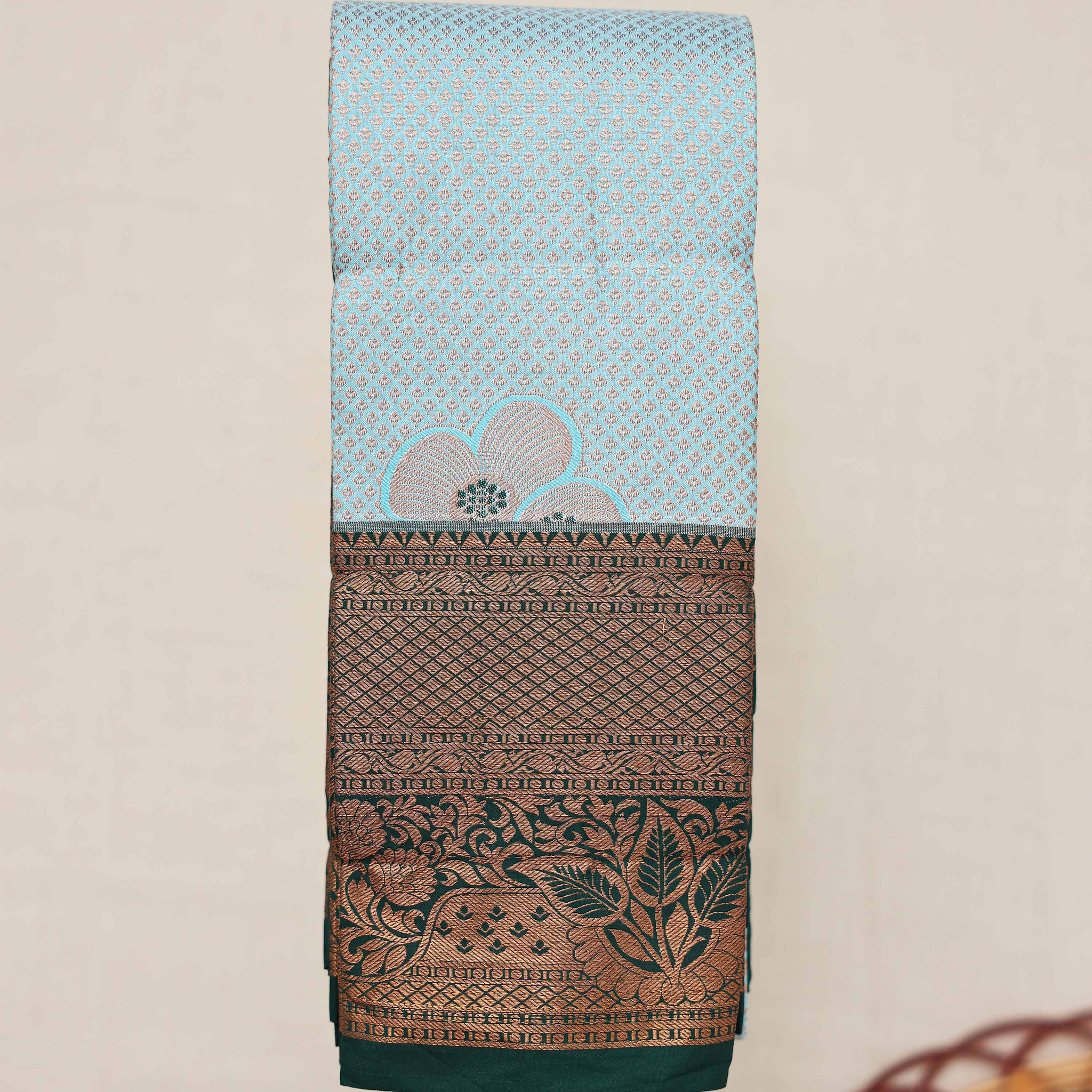 Sky Blue Colour Premium Silk Saree