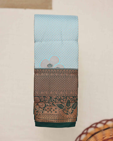 Sky Blue Colour Premium Silk Saree
