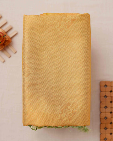 Yellow  Colour Soft Silk Saree