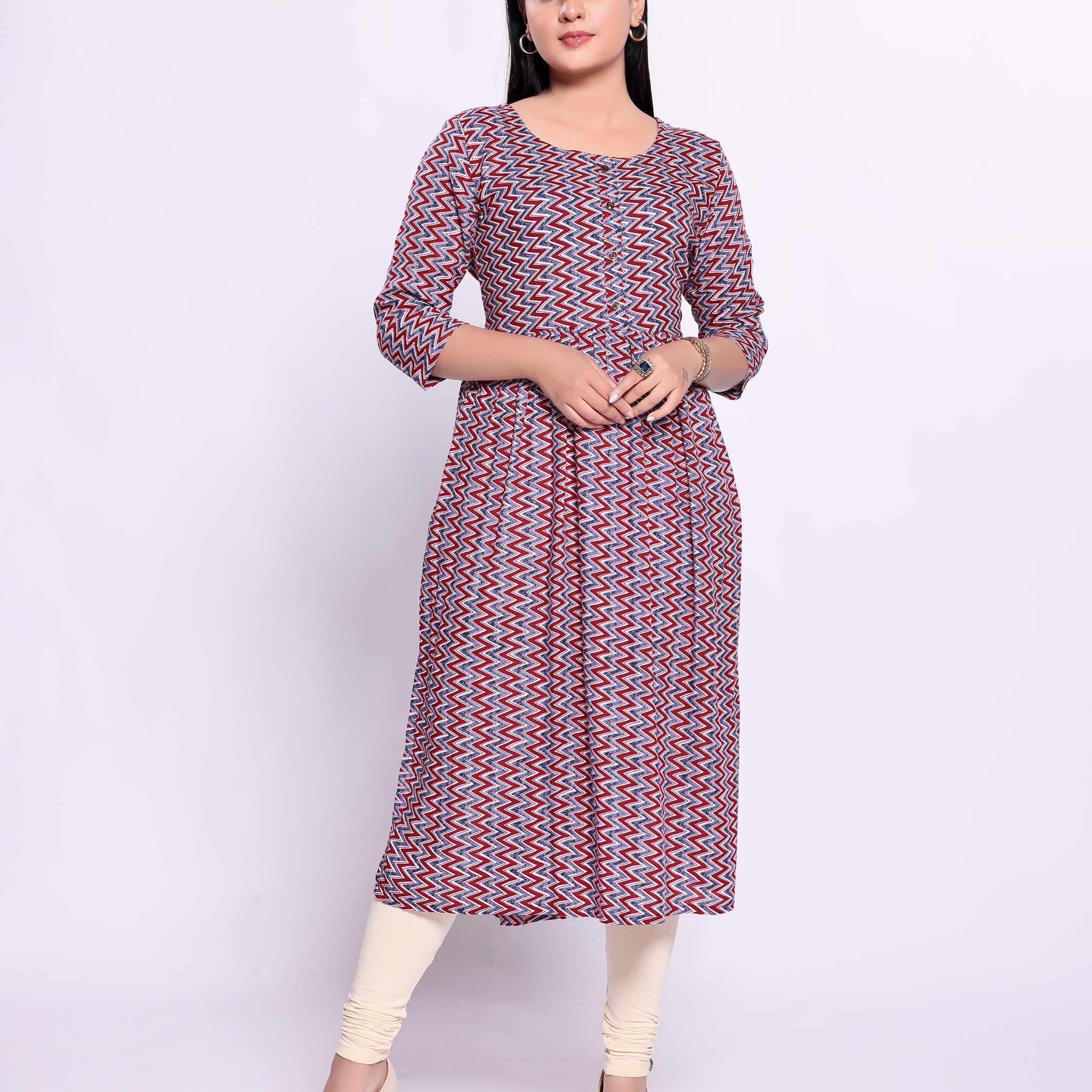 Designer Multi Printed Women's Kurti