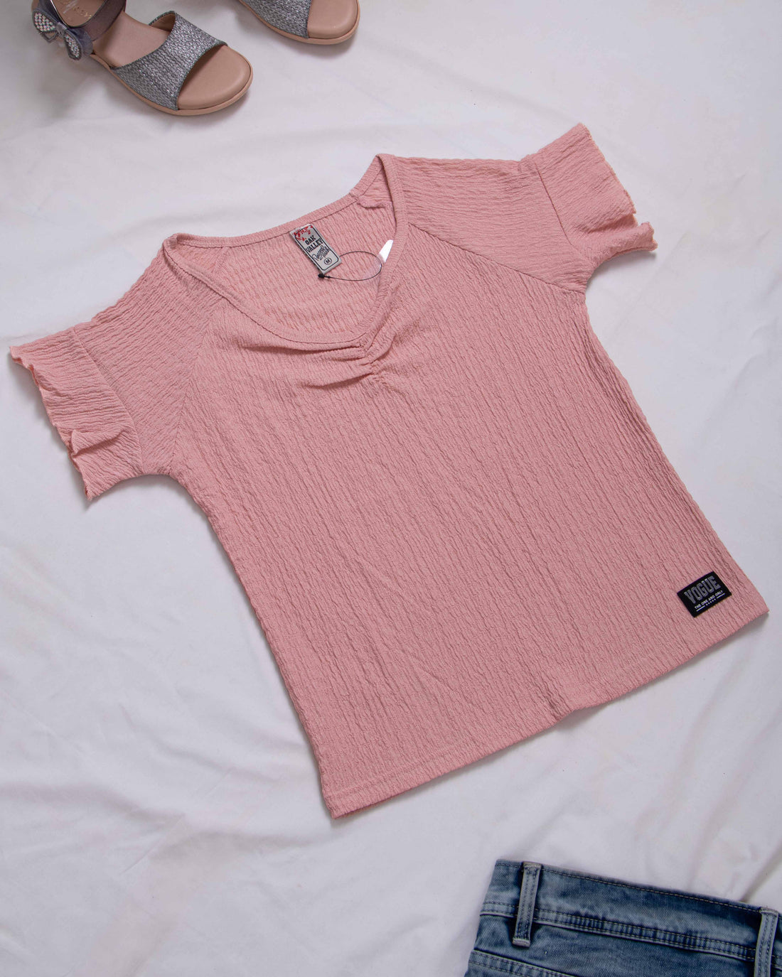 Women Peach Colour T-Shirt